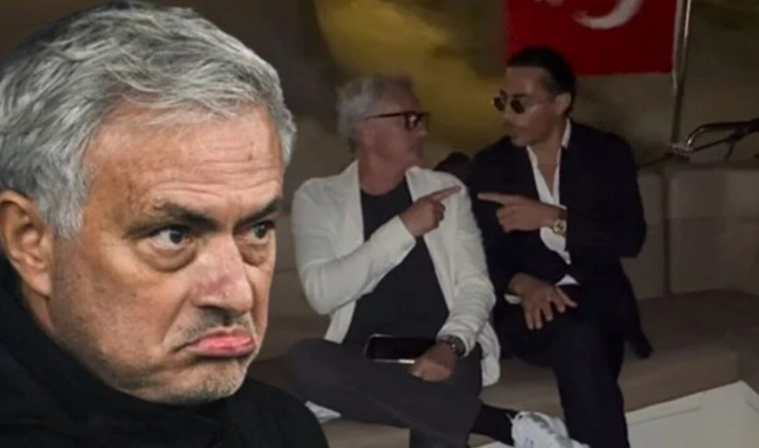 Jose Mourinho toplantı sonrası soluğu Nusret’te aldı