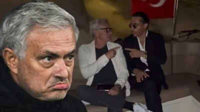 Jose Mourinho toplantı sonrası soluğu Nusret’te aldı