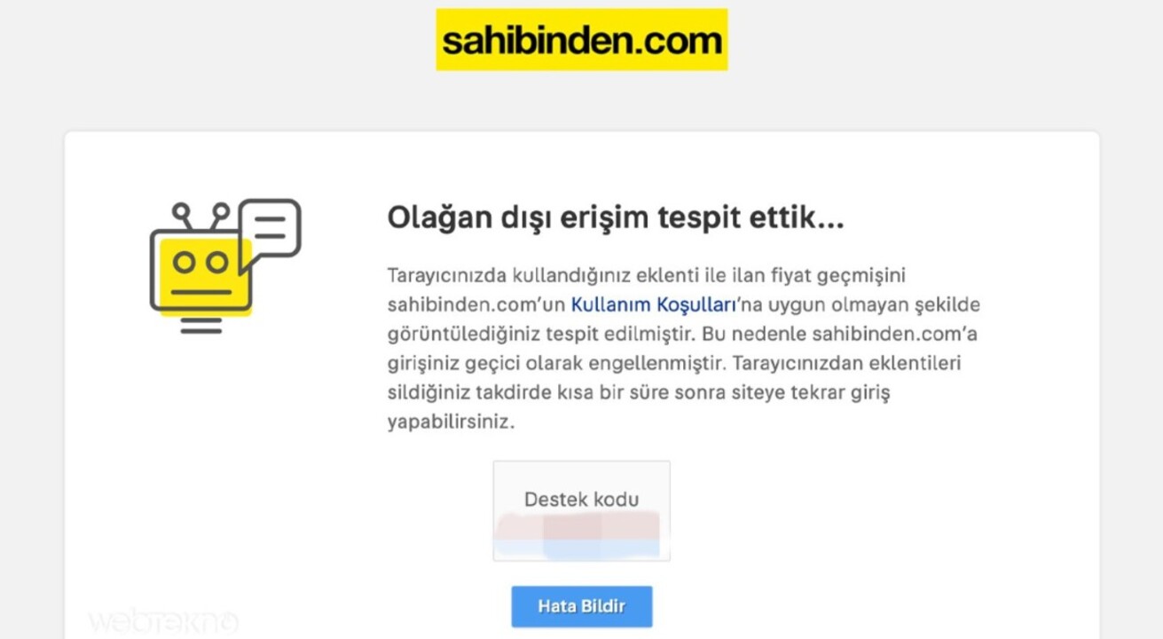 sahibinden.com fiyat takibi