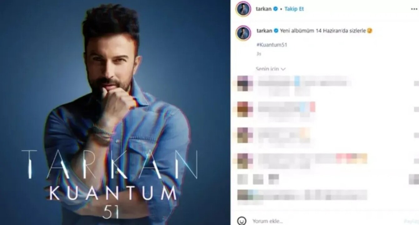 Tarkan'ın son paylaşımı takipçilerini heyecanlandırdı