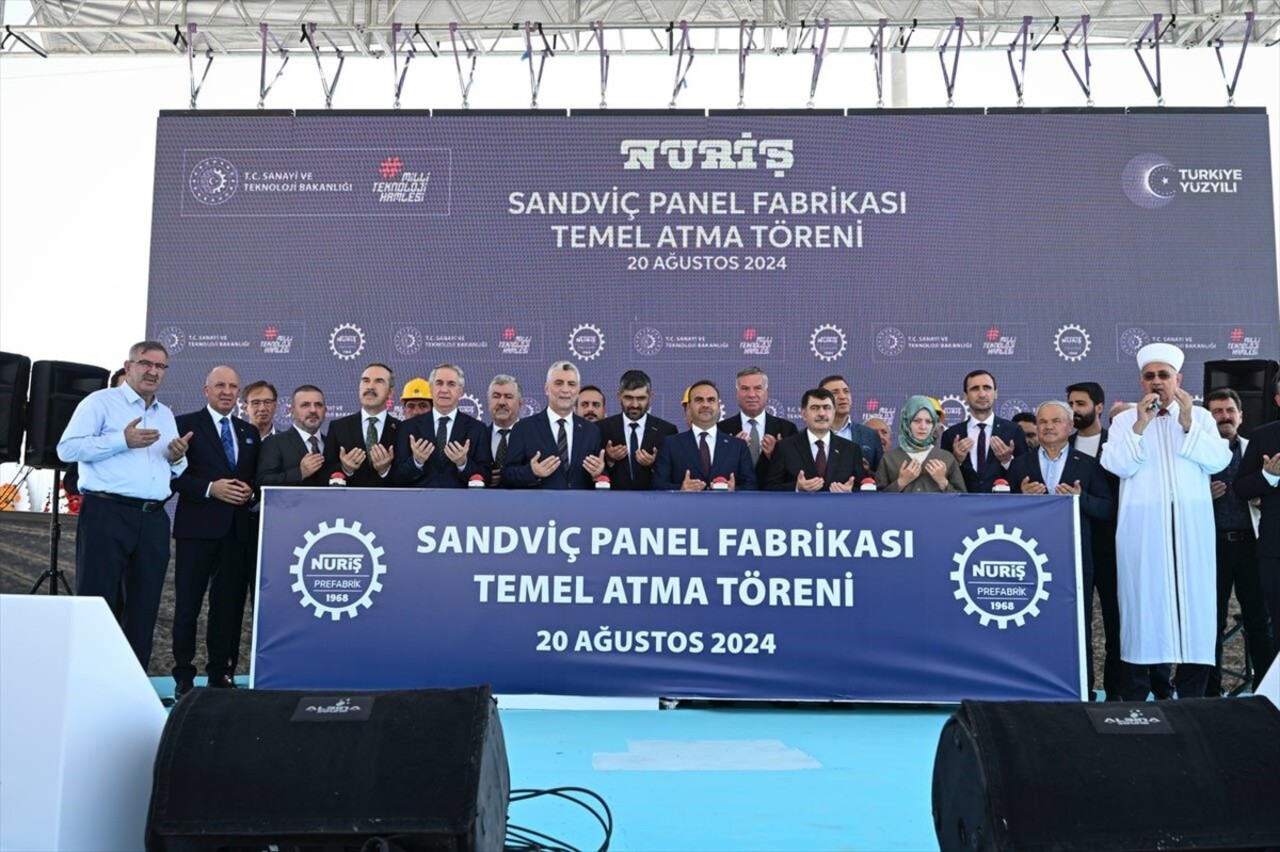 Nuriş Sandviç Panel Fabrikası Temel Atma Töreni, Başkent Organize Sanayi Bölgesi'nde (OSB)...