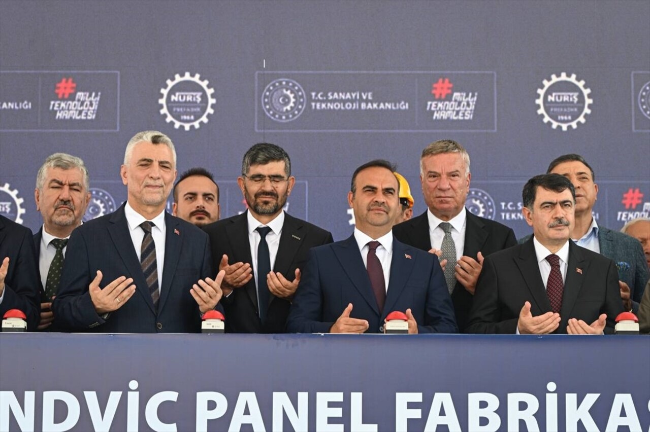 Nuriş Sandviç Panel Fabrikası Temel Atma Töreni, Başkent Organize Sanayi Bölgesi'nde (OSB)...