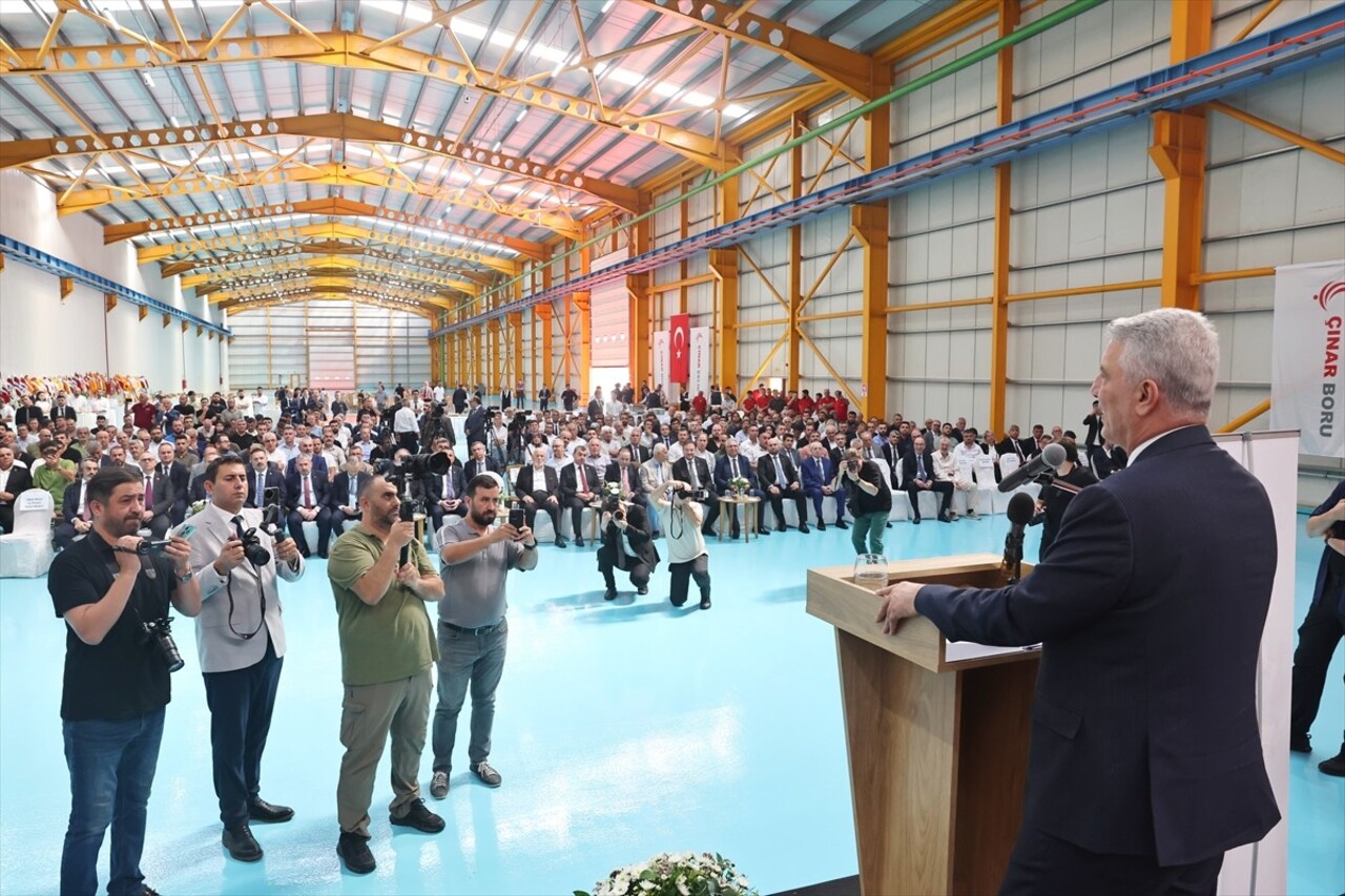 Ticaret Bakanı Ömer Bolat Zonguldak Ereğli'de bulunan Çınar Boru Asitleme Fabrika Açılış Törenine...