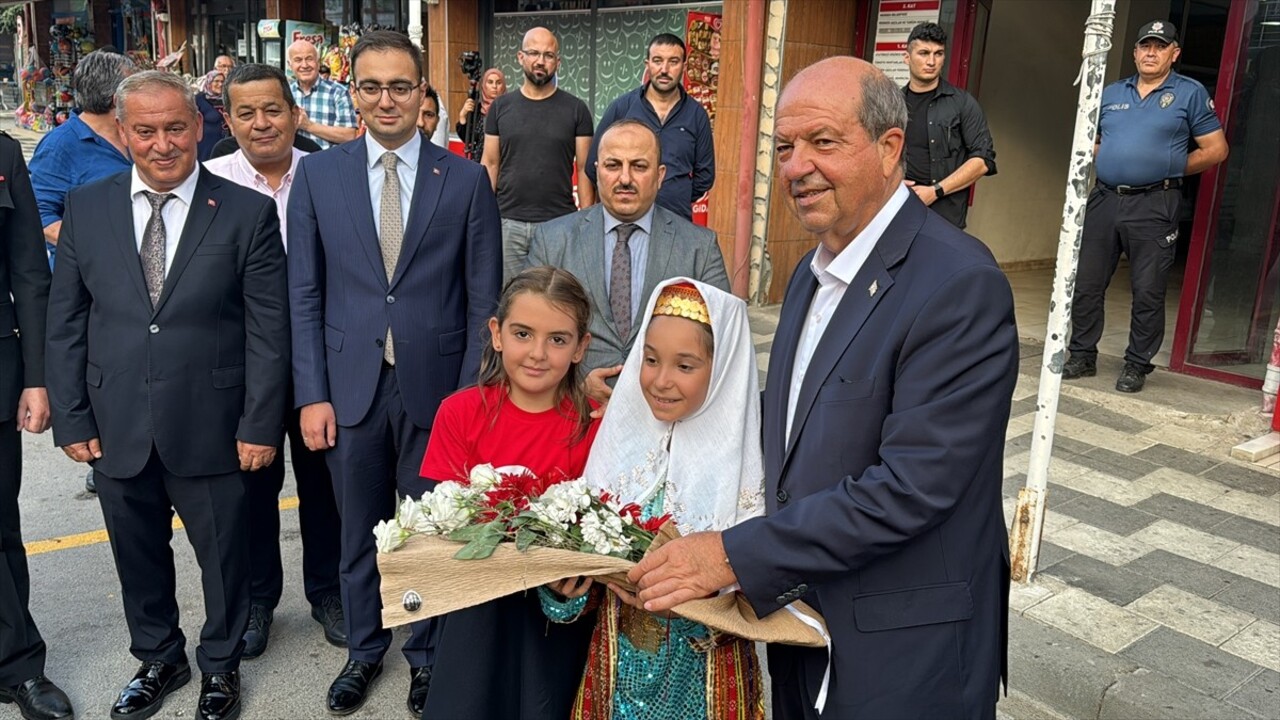 Kuzey Kıbrıs Türk Cumhuriyeti (KKTC) Cumhurbaşkanı Ersin Tatar, Bolu'nun Mengen ilçesinde...