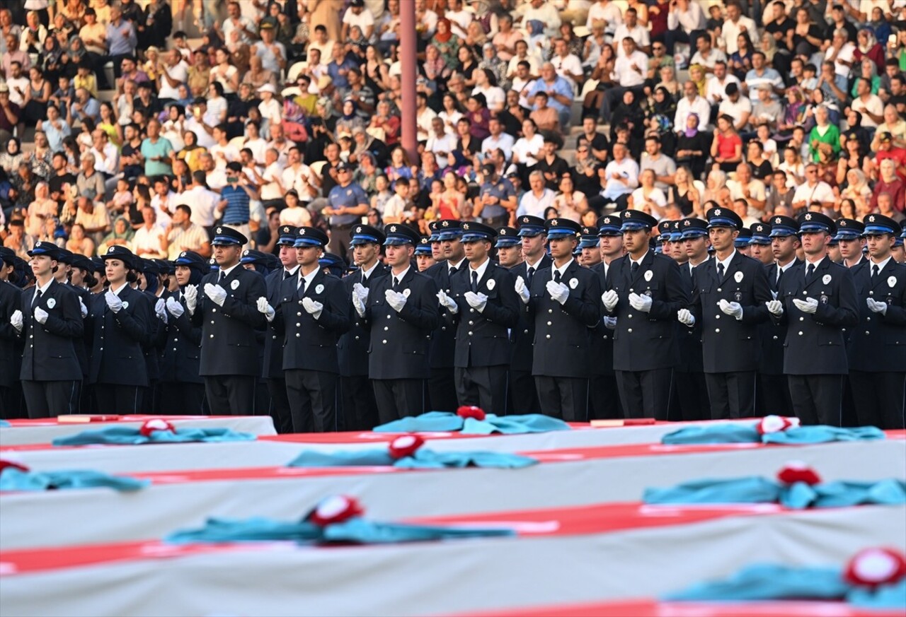 Ankara'nın Gölbaşı ilçesindeki Polis Akademisi Başkanlığı'nda, 30'uncu Dönem Polis Meslek Eğitim...