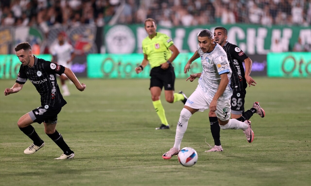 Trendyol Süper Lig'in üçüncü haftasında Sipay Bodrum FK ile TÜMOSAN Konyaspor takımları Bodrum...