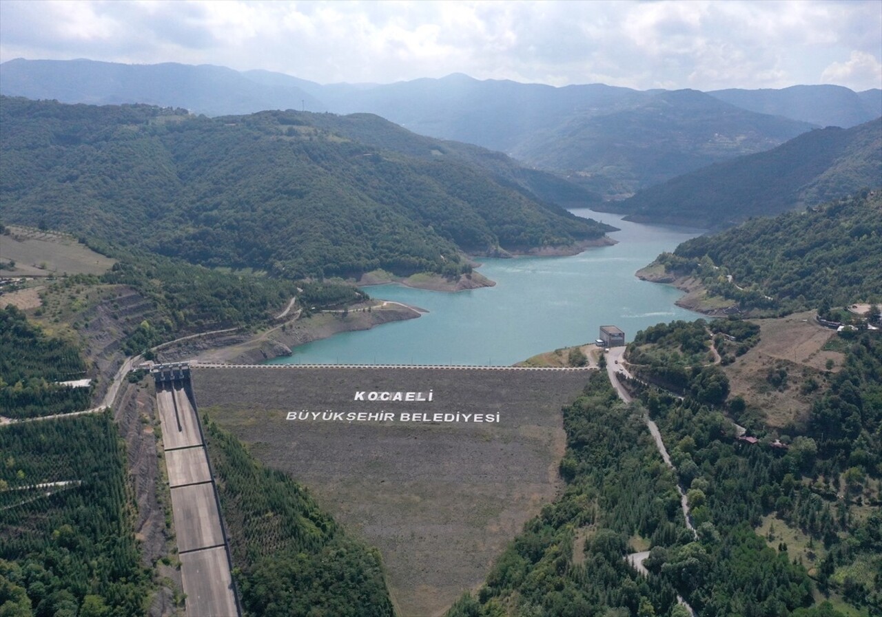 Kocaeli'nin içme suyu ihtiyacının büyük kısmını karşılayan Yuvacık Barajı'ndaki su seviyesi yüzde...