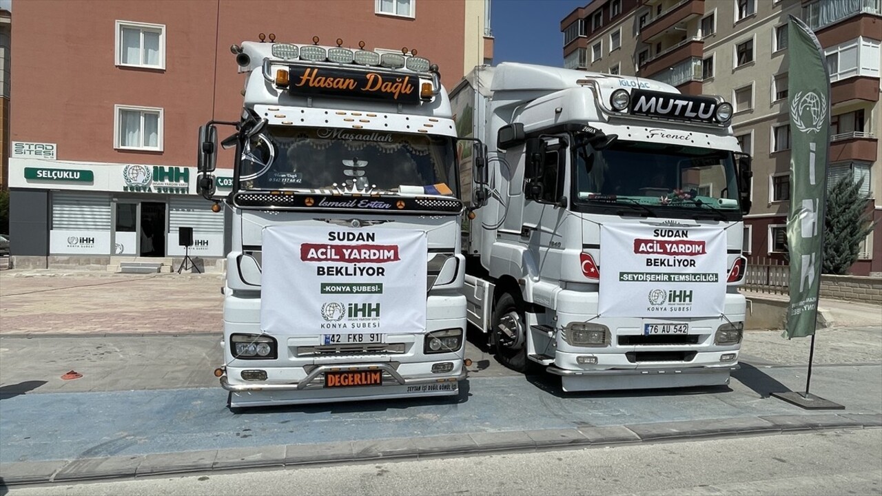 Konya İnsan Hak ve Hürriyetleri (İHH) İnsani Yardım Derneği tarafından, gıda ve ihtiyaç...