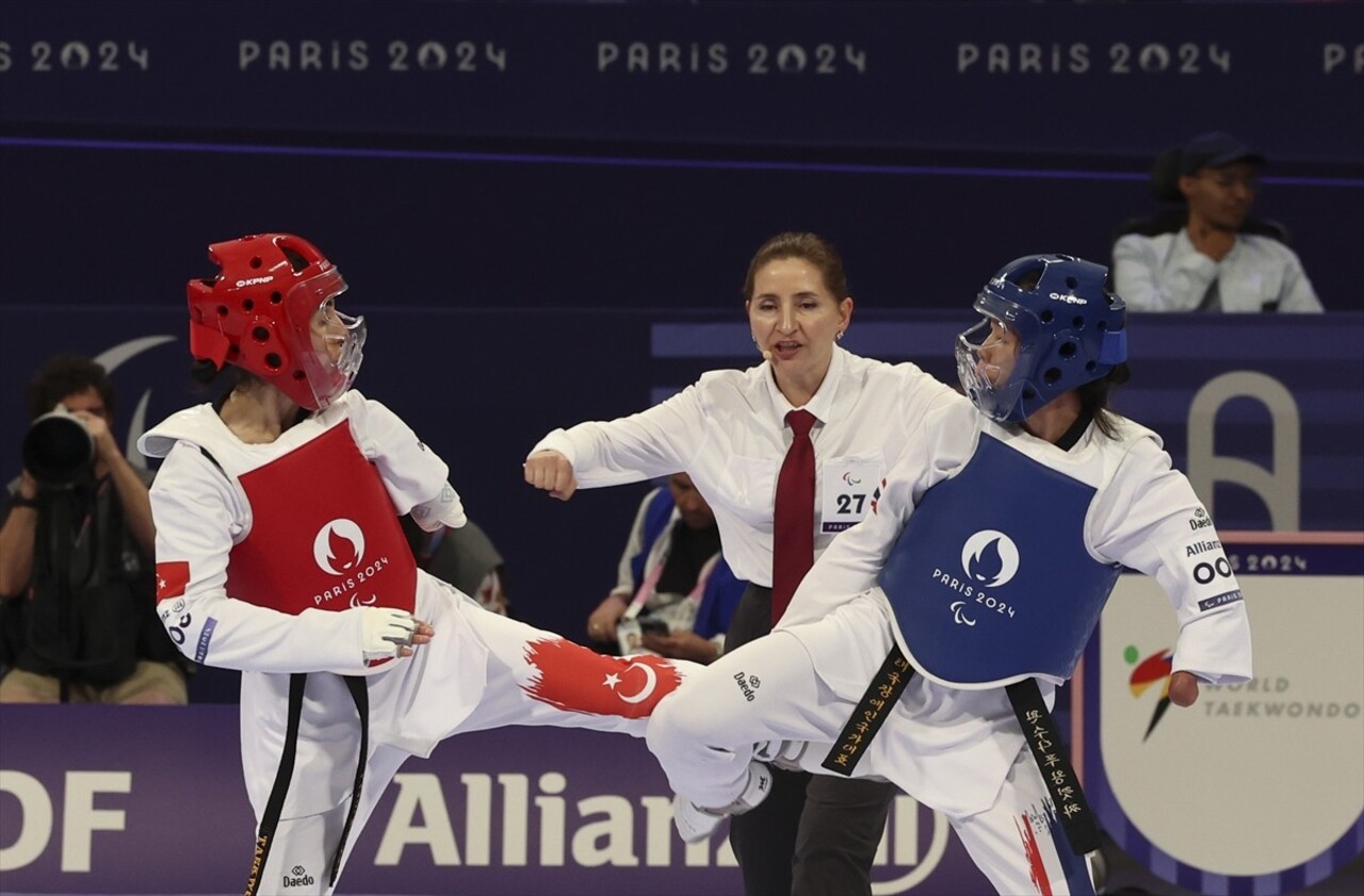 Paris 2024 Paralimpik Oyunları'nda milli tekvandocu Nurcihan Ekinci Gül, kadınlar K44 47 kilo...