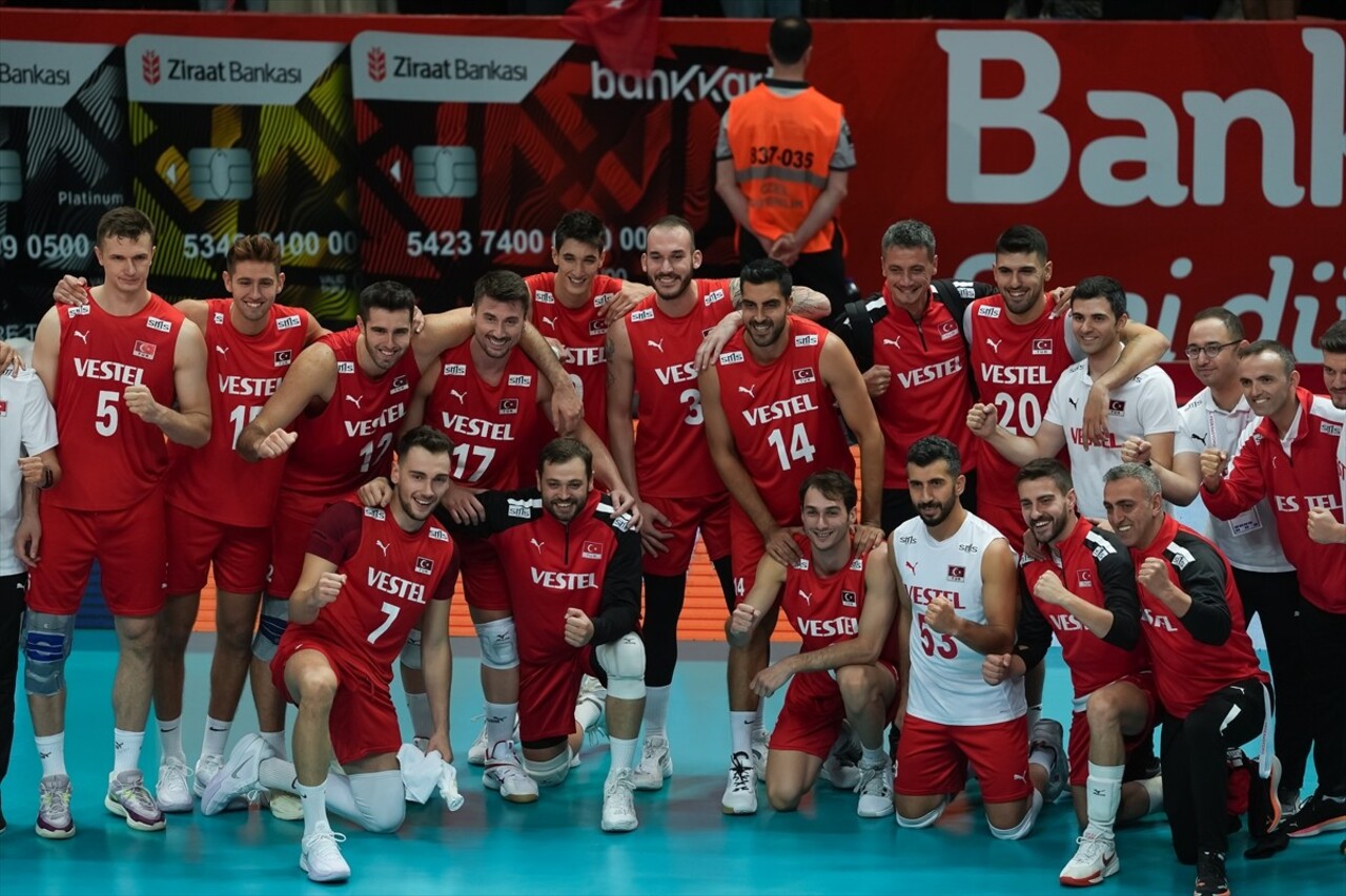 2026 Avrupa Şampiyonası Elemeleri A Grubu'ndaki ikinci maçında A Milli Erkek Voleybol Takımı ile...