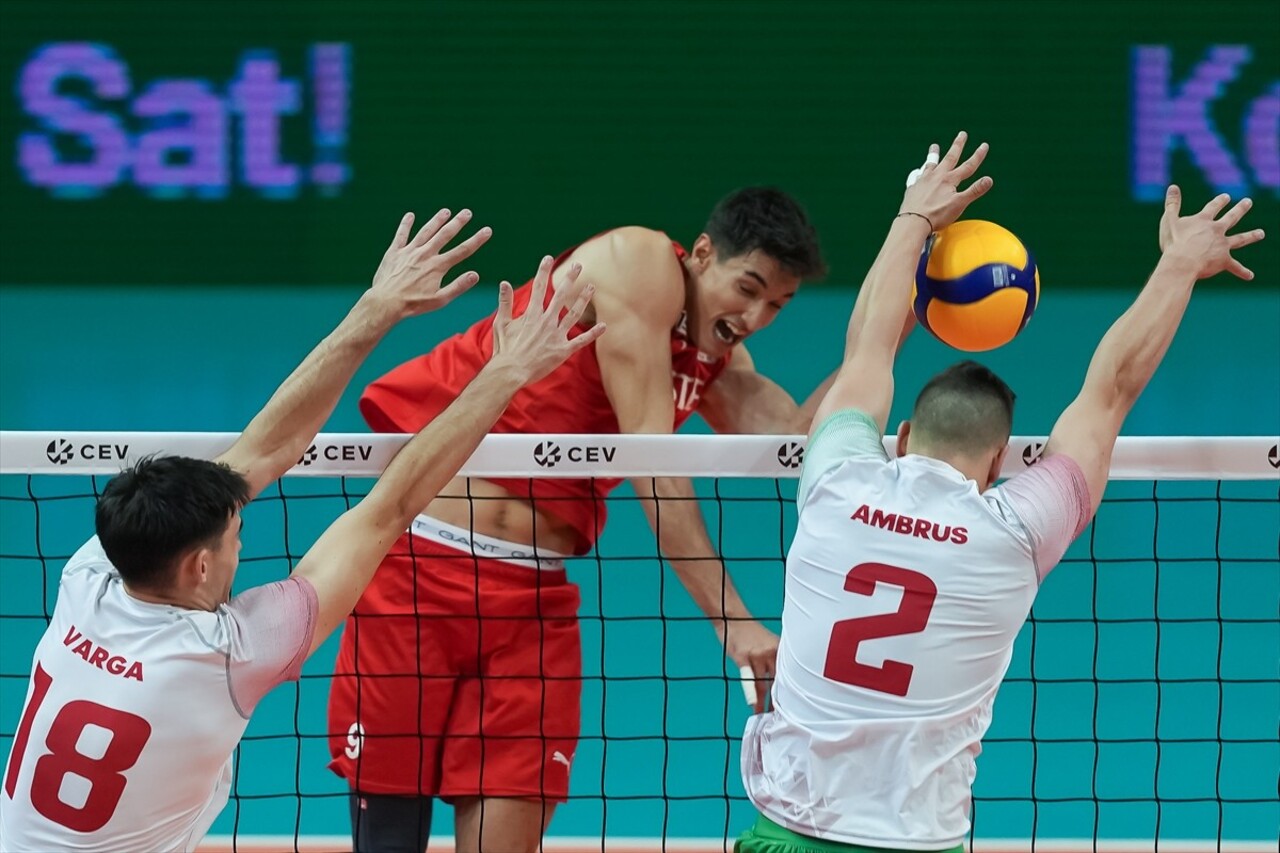 2026 Avrupa Şampiyonası Elemeleri A Grubu'ndaki ikinci maçında A Milli Erkek Voleybol Takımı ile...