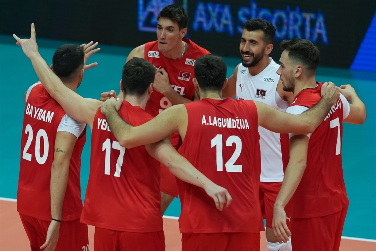 2026 Avrupa Şampiyonası Elemeleri A Grubu'ndaki ikinci maçında A Milli Erkek Voleybol Takımı ile...