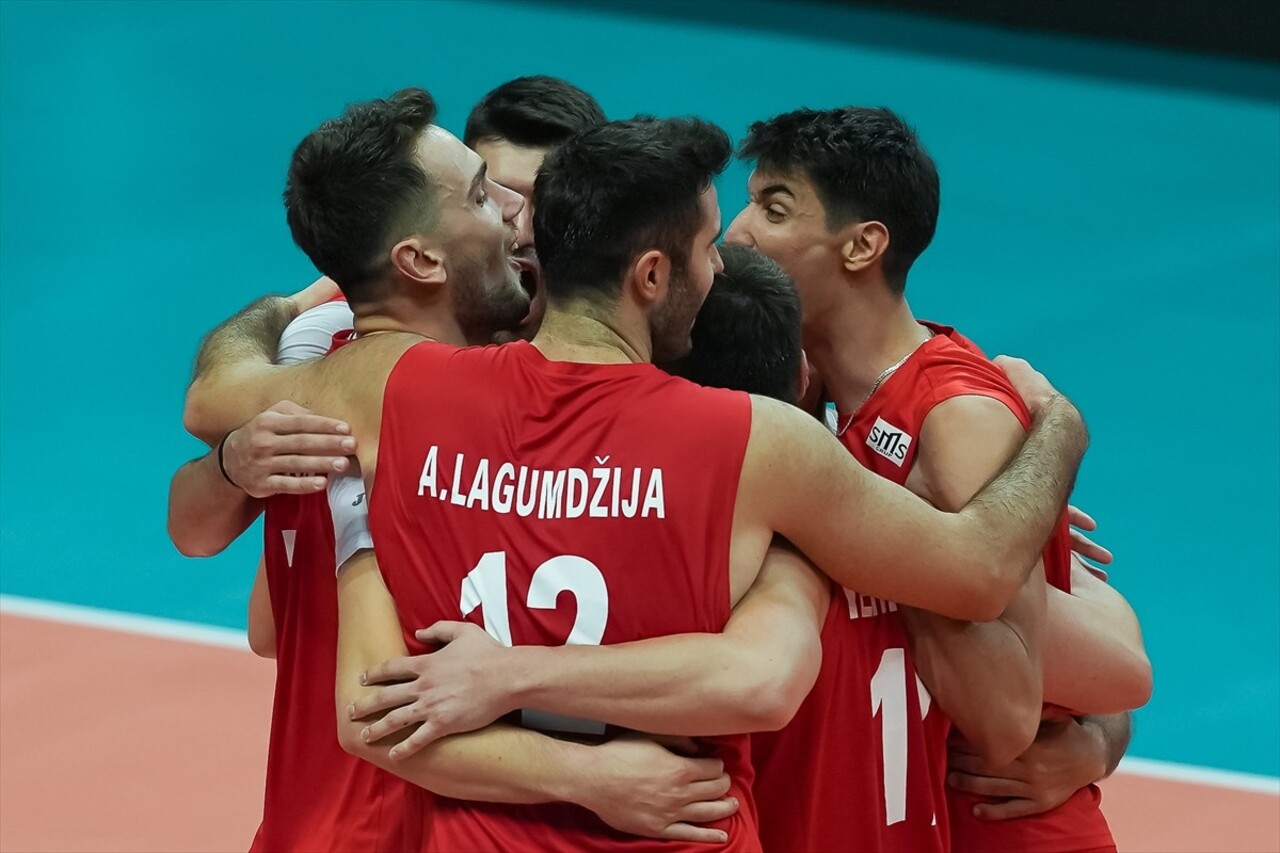 2026 Avrupa Şampiyonası Elemeleri A Grubu'ndaki ikinci maçında A Milli Erkek Voleybol Takımı ile...