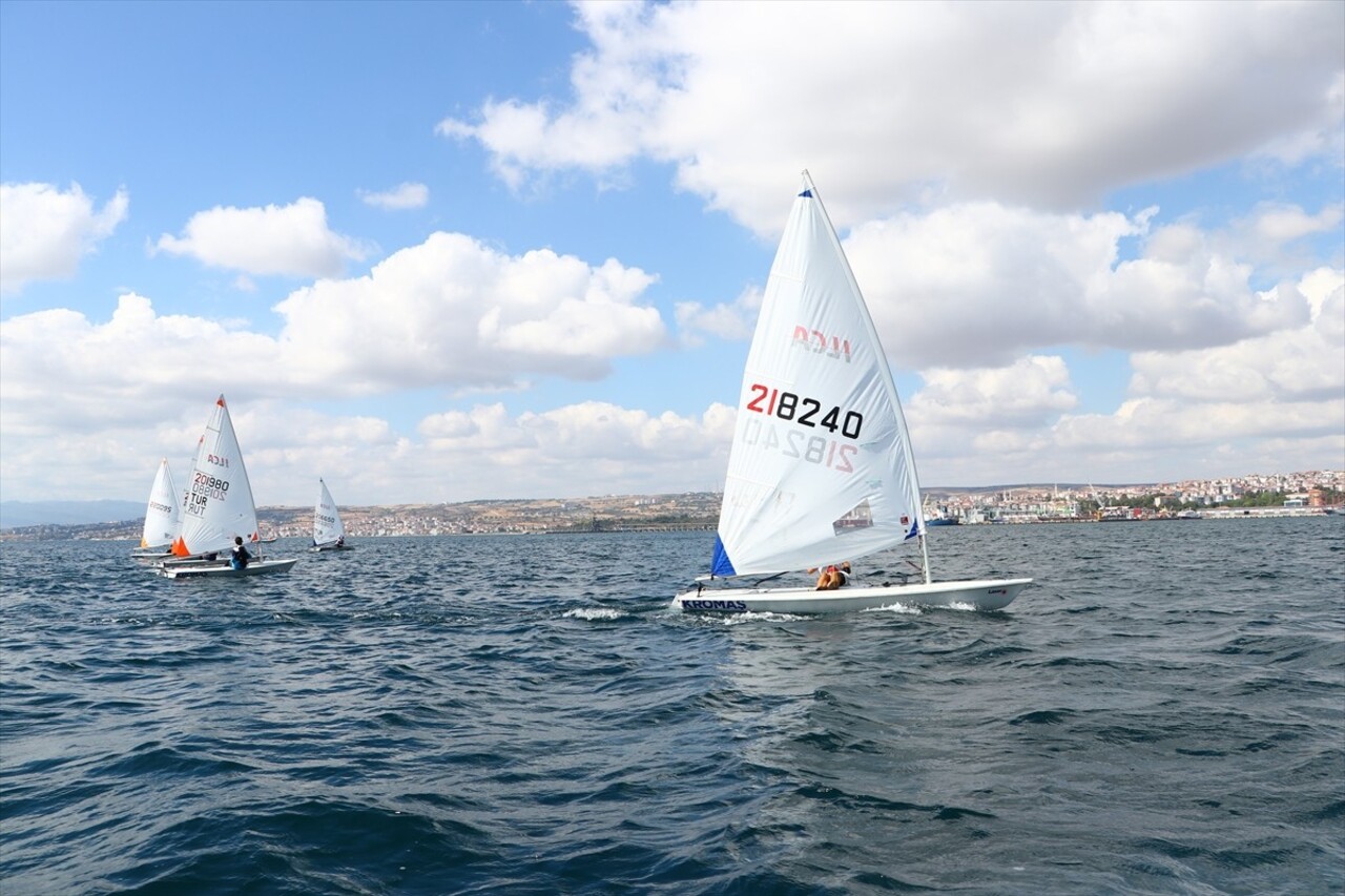 Tekirdağ'da 30 Ağustos Zafer Bayramı etkinlikleri kapsamında düzenlenen Zafer Kupası yelken...