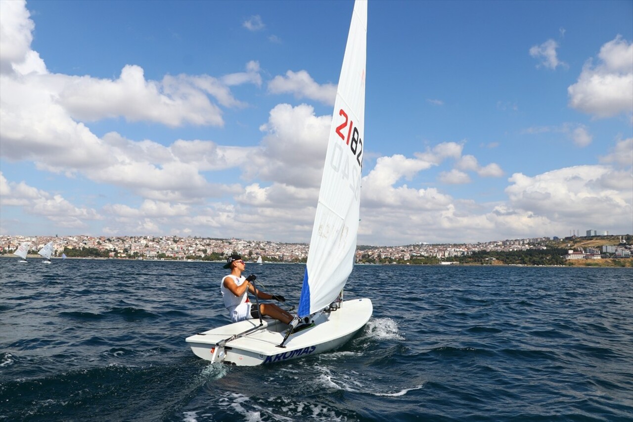 Tekirdağ'da 30 Ağustos Zafer Bayramı etkinlikleri kapsamında düzenlenen Zafer Kupası yelken...