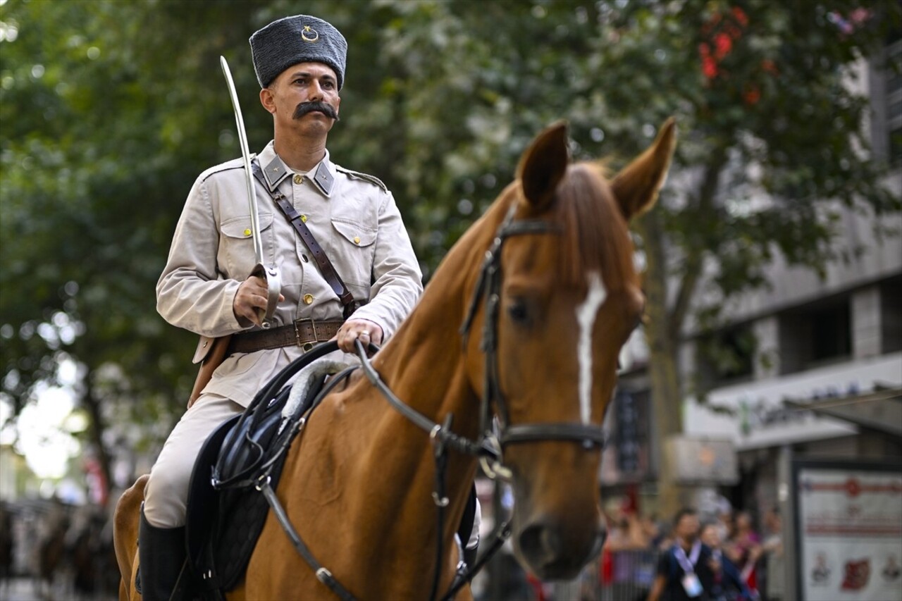 Başkentte, 30 Ağustos Zafer Bayramı kutlama programları kapsamında Türkiye Büyük Millet Meclisi...