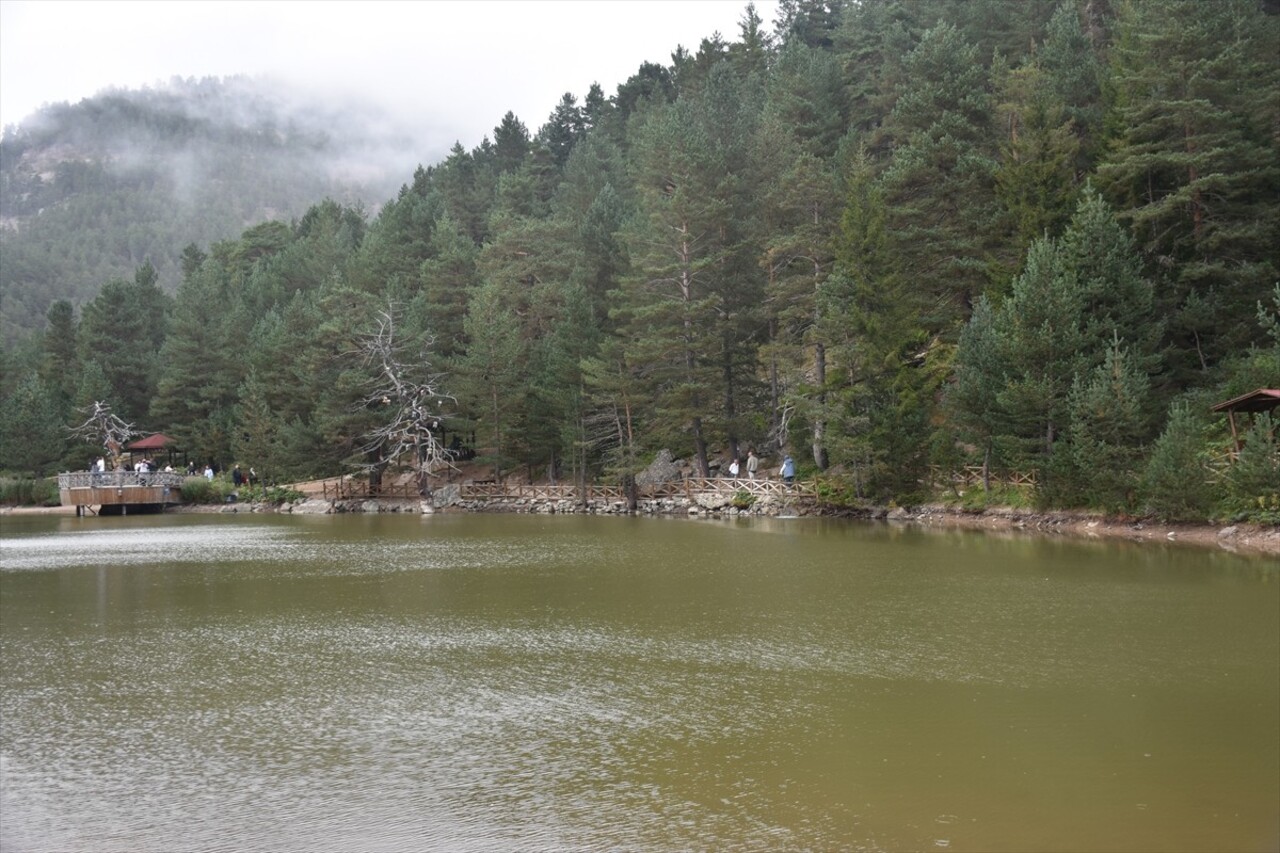 Gümüşhane'nin Torul ilçesindeki turizm merkezlerinden Limni Gölü Tabiat Parkı, yerli ve yabancı...