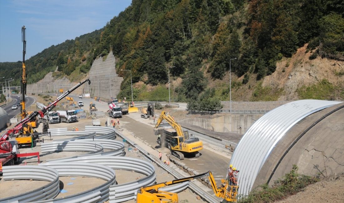 Bolu Dağı Tüneli'nde heyelan