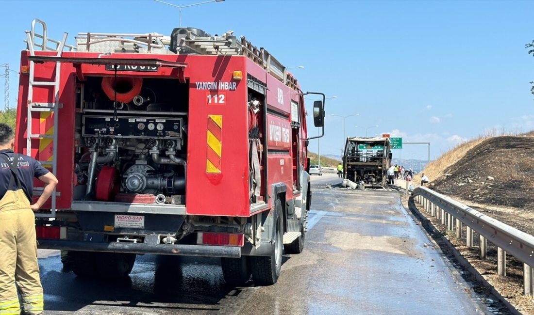 Bursa'da İzmir-İstanbul seferindeki yolcu