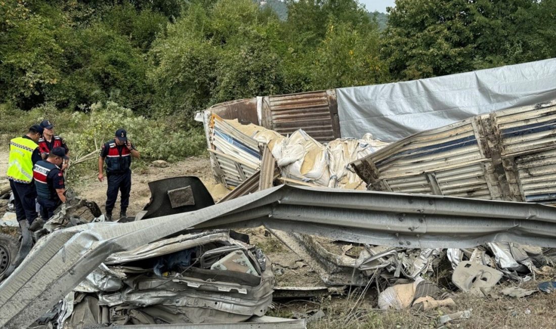 Düzce'de meydana gelen trafik