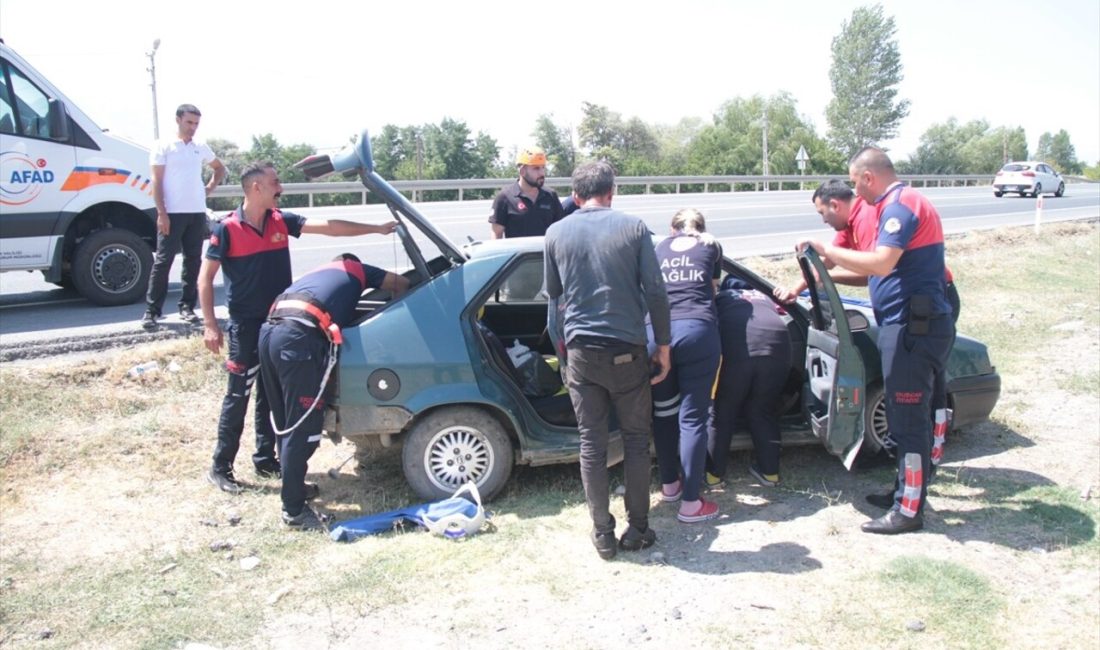 Erzincan'da meydana gelen trafik