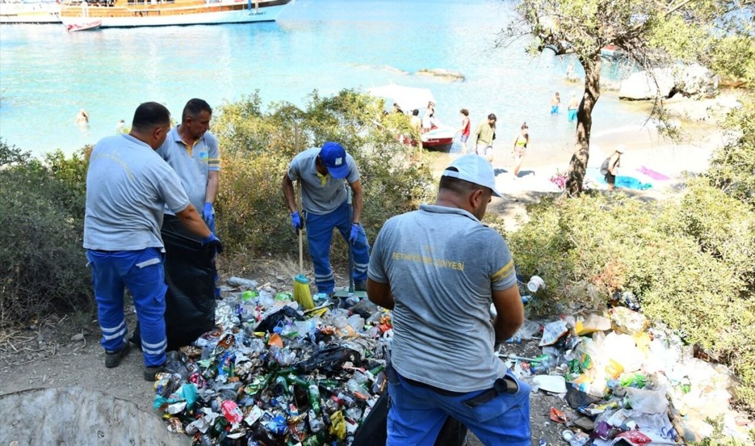 Fethiye'de karadan ulaşılamayan bir