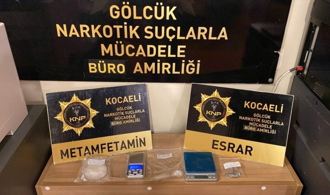 Kocaeli'de gerçekleştirilen uyuşturucu operasyonunda