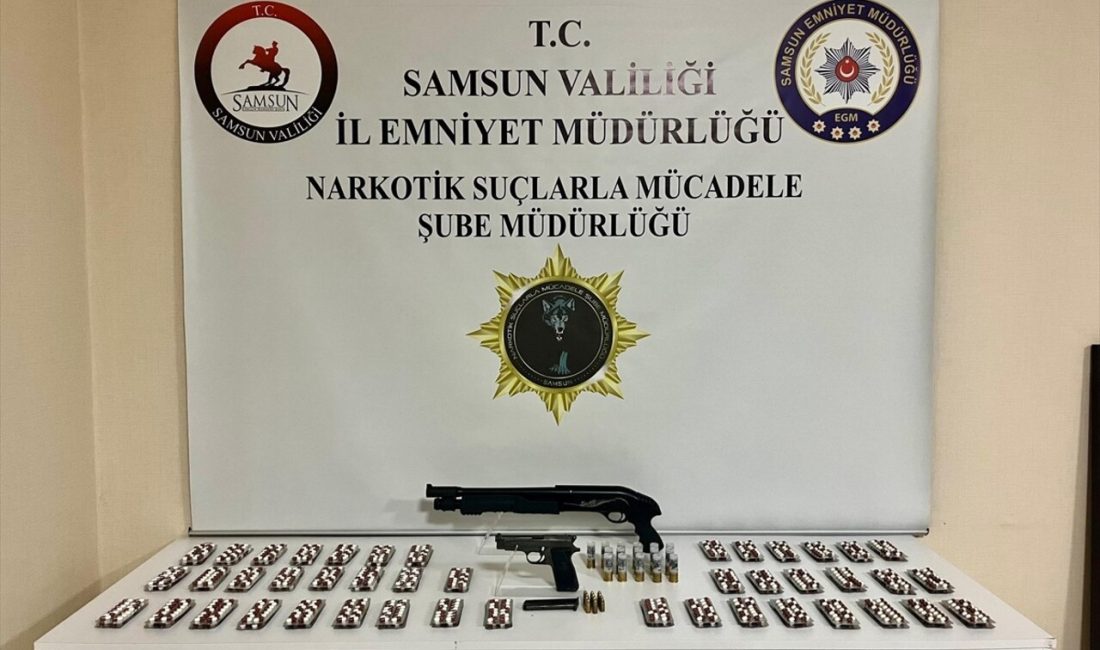 Samsun'da gerçekleştirilen uyuşturucu operasyonunda