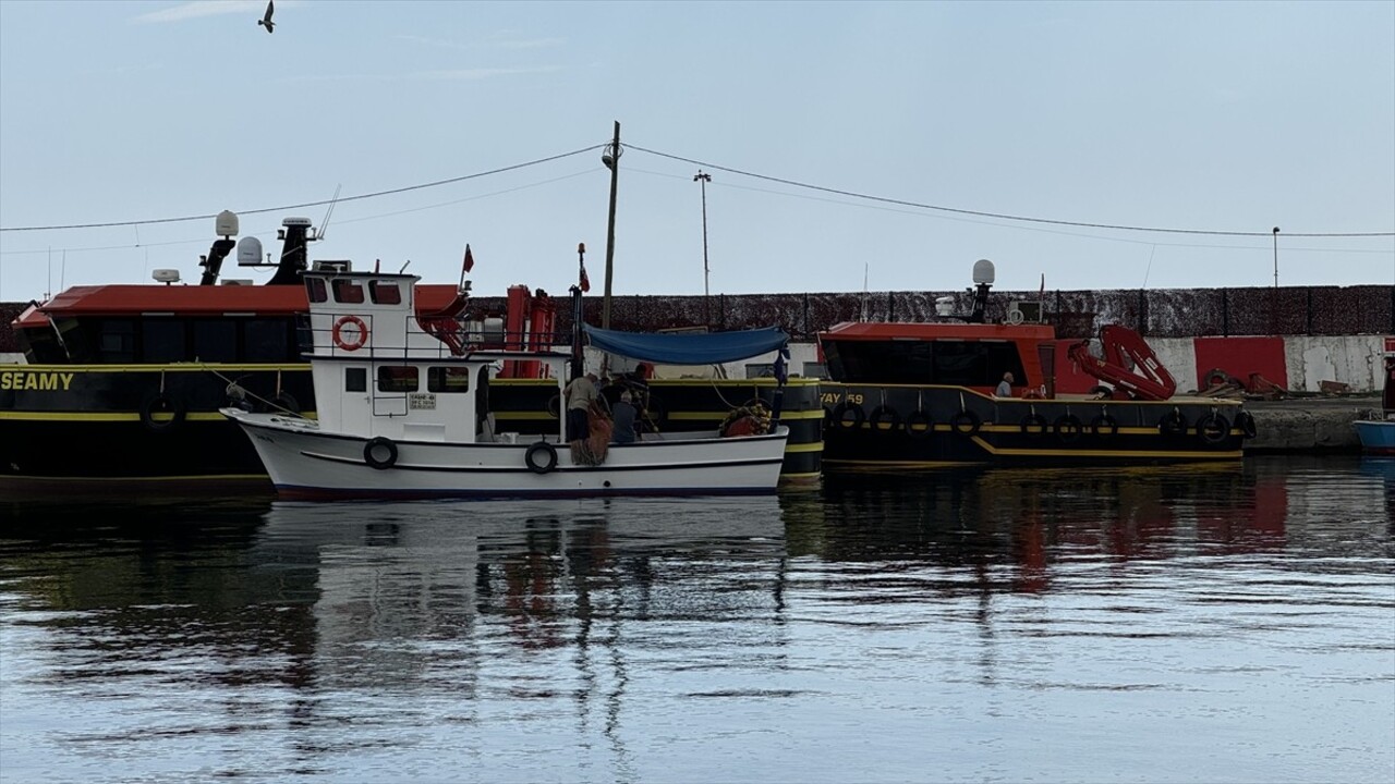 Tekirdağ'da av yasağının sona ermesiyle denize açılan balıkçılar, Marmara Denizi'nde etkili olan...