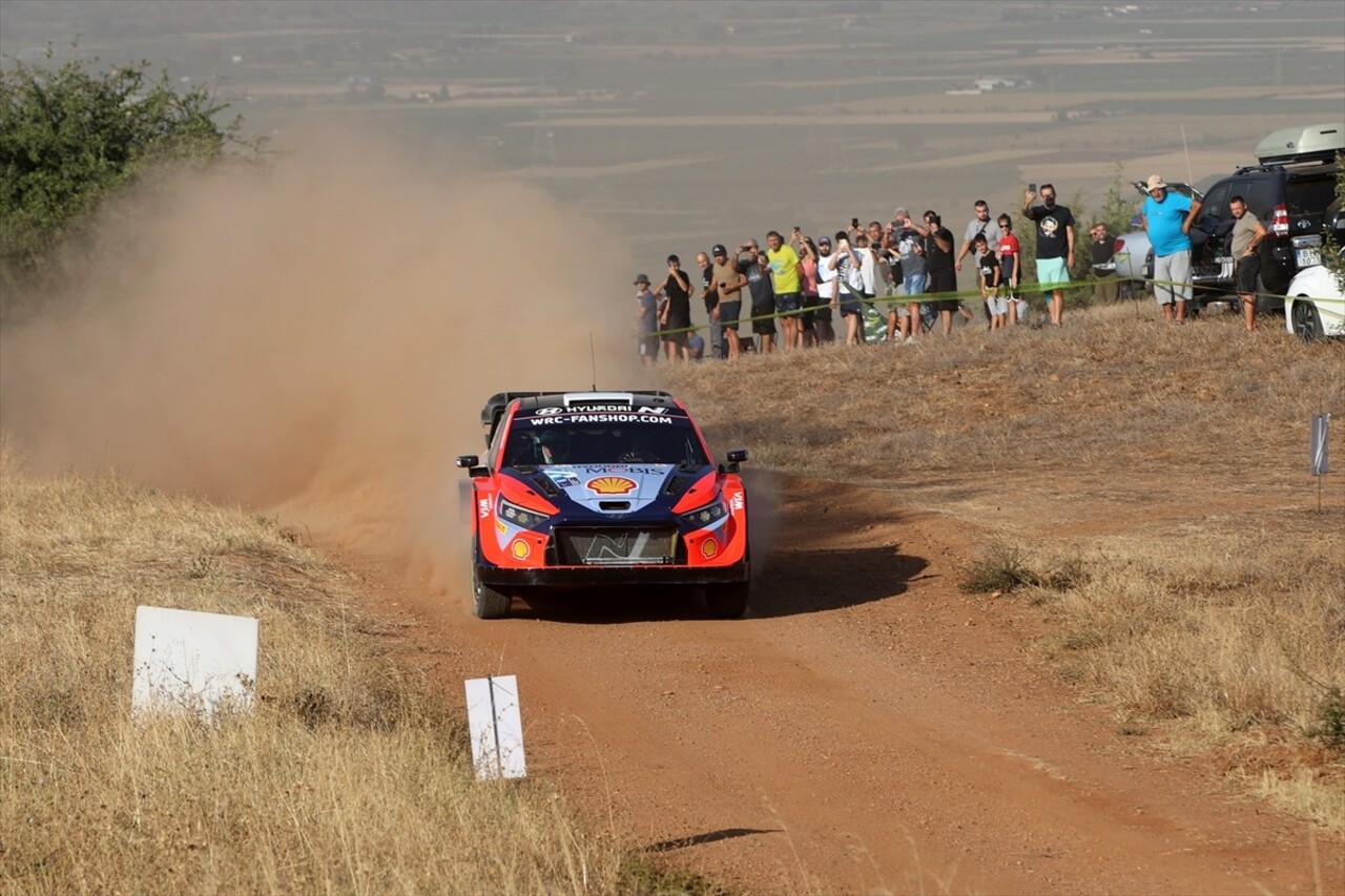 Dünya Ralli Şampiyonası (WRC) takviminin 10. yarışı EKO Acropolis Ralli’sinde shakedown (deneme...