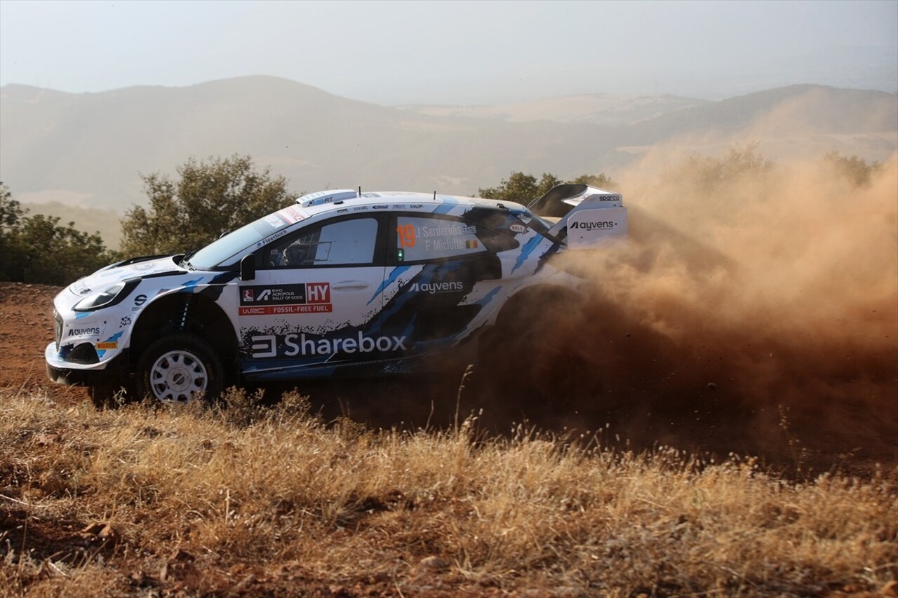 Dünya Ralli Şampiyonası (WRC) takviminin 10. yarışı EKO Acropolis Ralli’sinde shakedown (deneme...