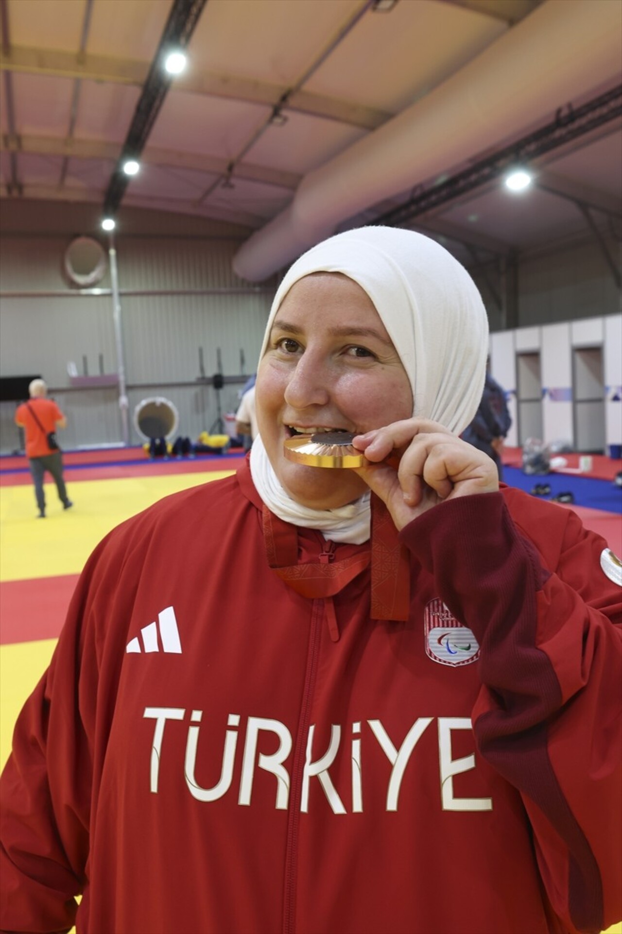 Paris 2024 Paralimpik Oyunları'nda judoda erkekler +90 kilo J2 kategorisinde İbrahim Bölükbaşı...