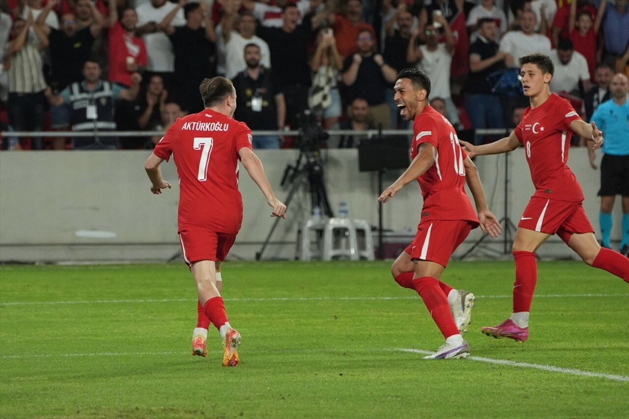 UEFA Uluslar B Ligi 4. Grup ikinci hafta maçında A Milli Futbol Takımı ile İzlanda Gürsel Aksel...