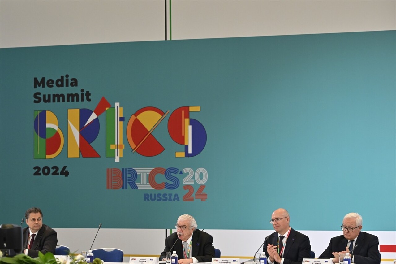 Rusya’nın başkenti Moskova’da, Rus haber ajansı TASS'ın organize ettiği BRICS Medya Zirvesi...