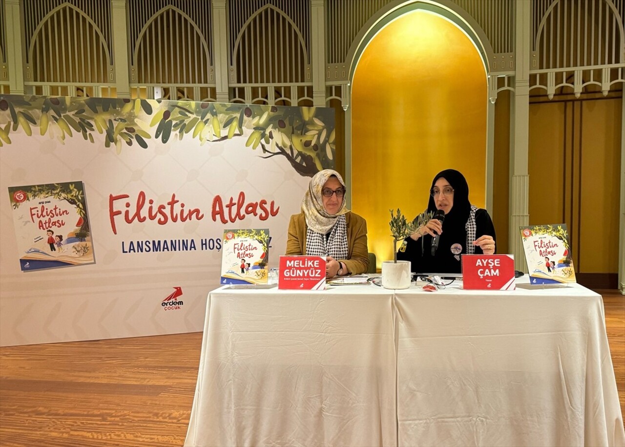 Erdem Çocuk'un çocukları Filistin'in tarihi kültürüyle tanıştıracak "Filistin Atlası" okuyucuyla...