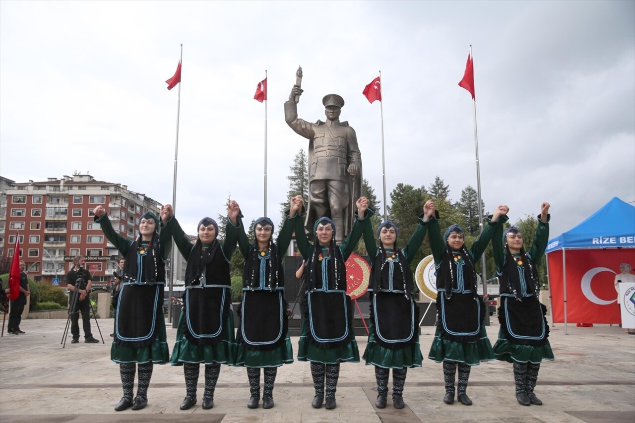 Büyük Önder Gazi Mustafa Kemal Atatürk'ün Rize'ye gelişinin 100. yıl dönümü dolayısıyla tören...