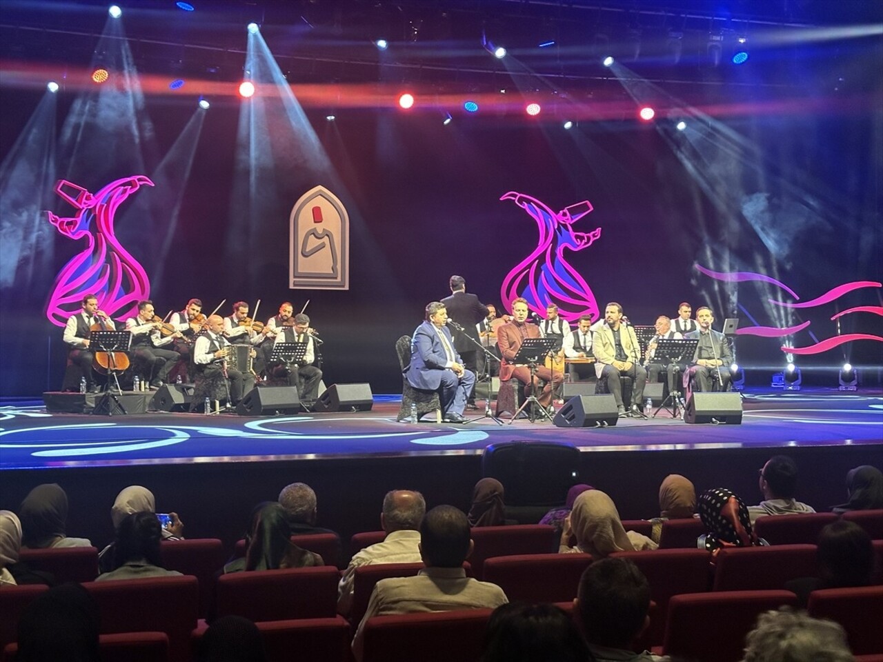 Konya'da düzenlenen 21. Uluslararası Konya Mistik Müzik Festivali ikinci gününde "Balkan...