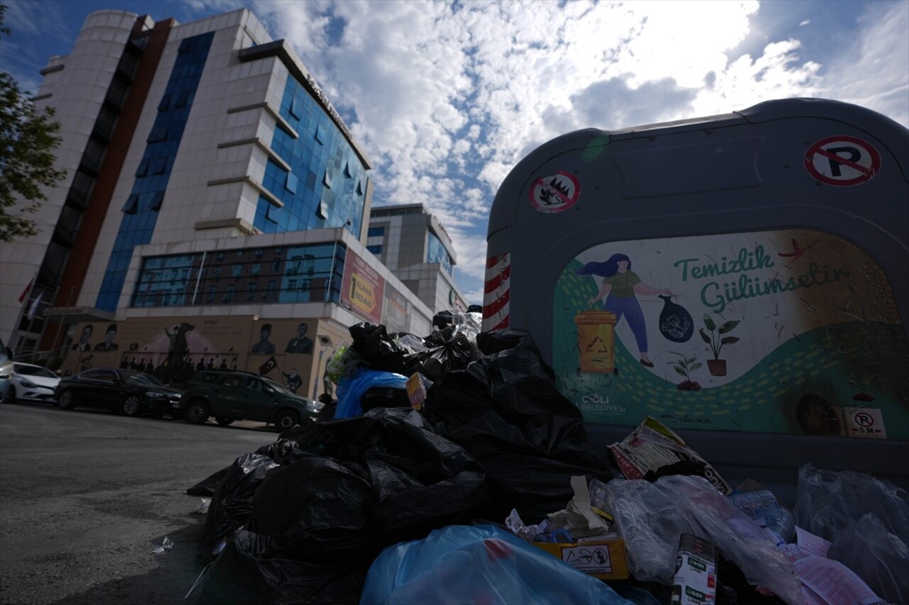 İzmir'in Çiğli ilçesinde, toplanmayan çöpler nedeniyle koku ve kirlilik oluştu. Çöplerin toplanma...