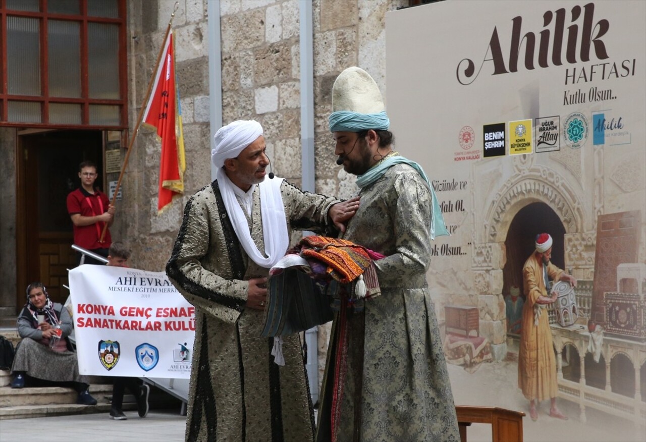 Konya'da 37. Ahilik Haftası çeşitli etkinliklerle kutlandı. Etkinlikler kapsamında, Konya...