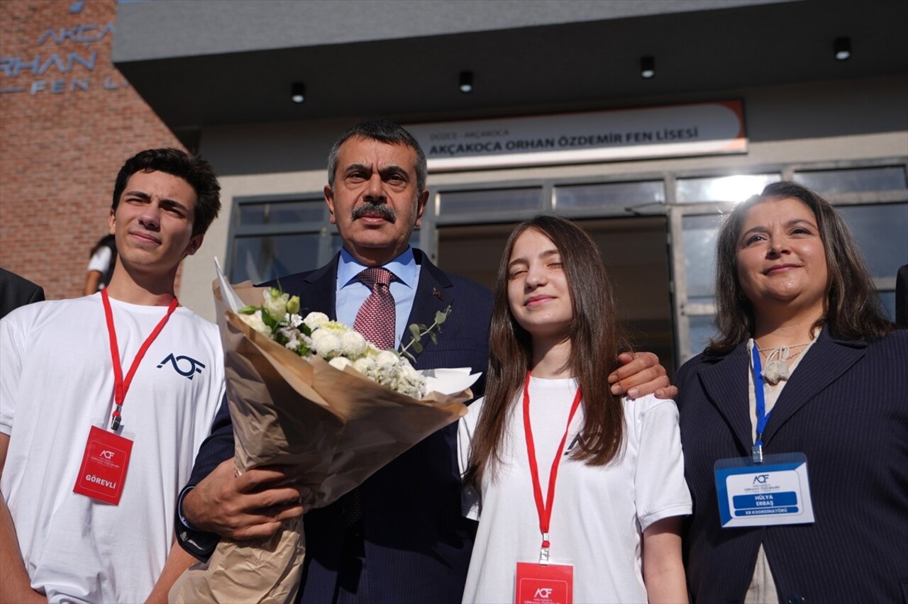 Milli Eğitim Bakanı Yusuf Tekin, Orhan Özdemir Fen Lisesinin ek hizmet binaları açılış töreninde...