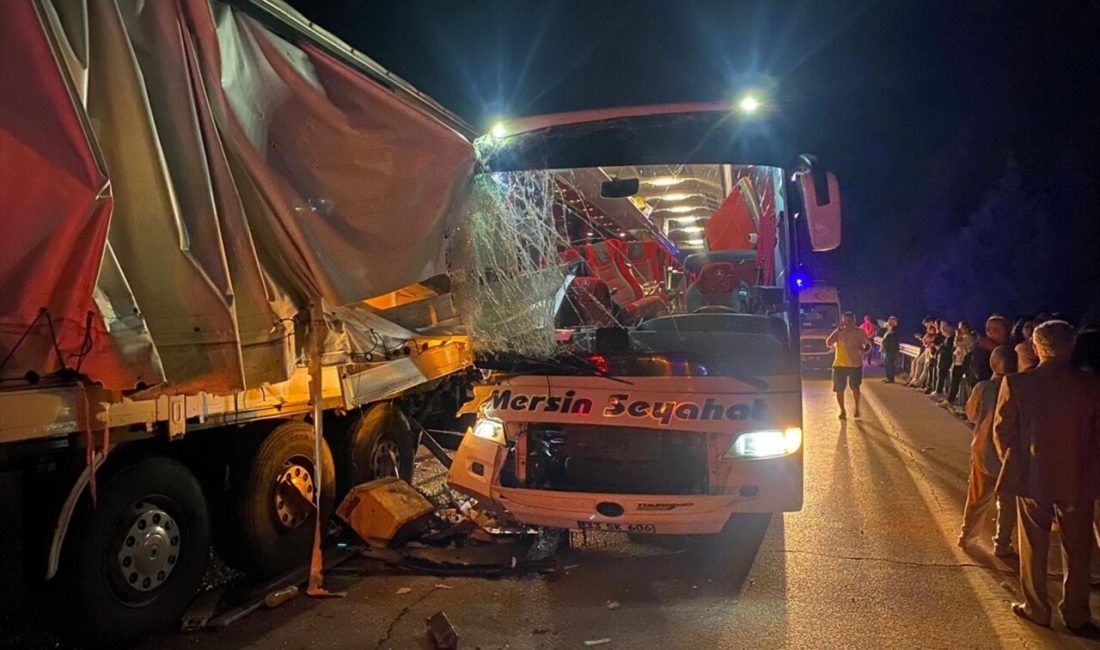 Adana'nın Pozantı ilçesinde yolcu