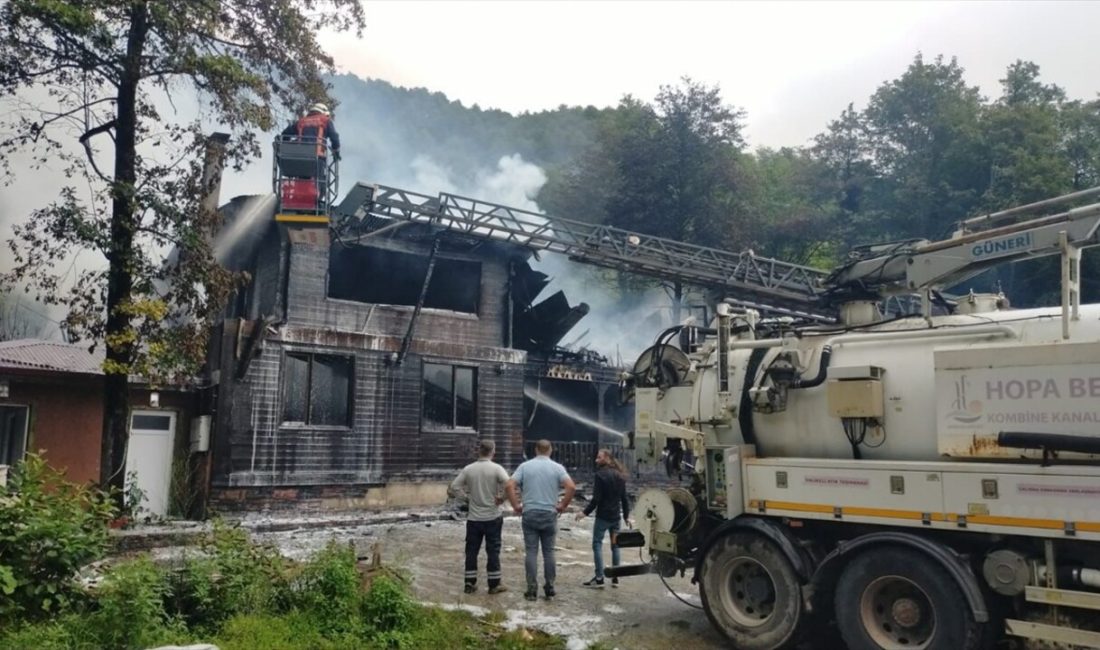 Artvin'in Hopa ilçesinde bir