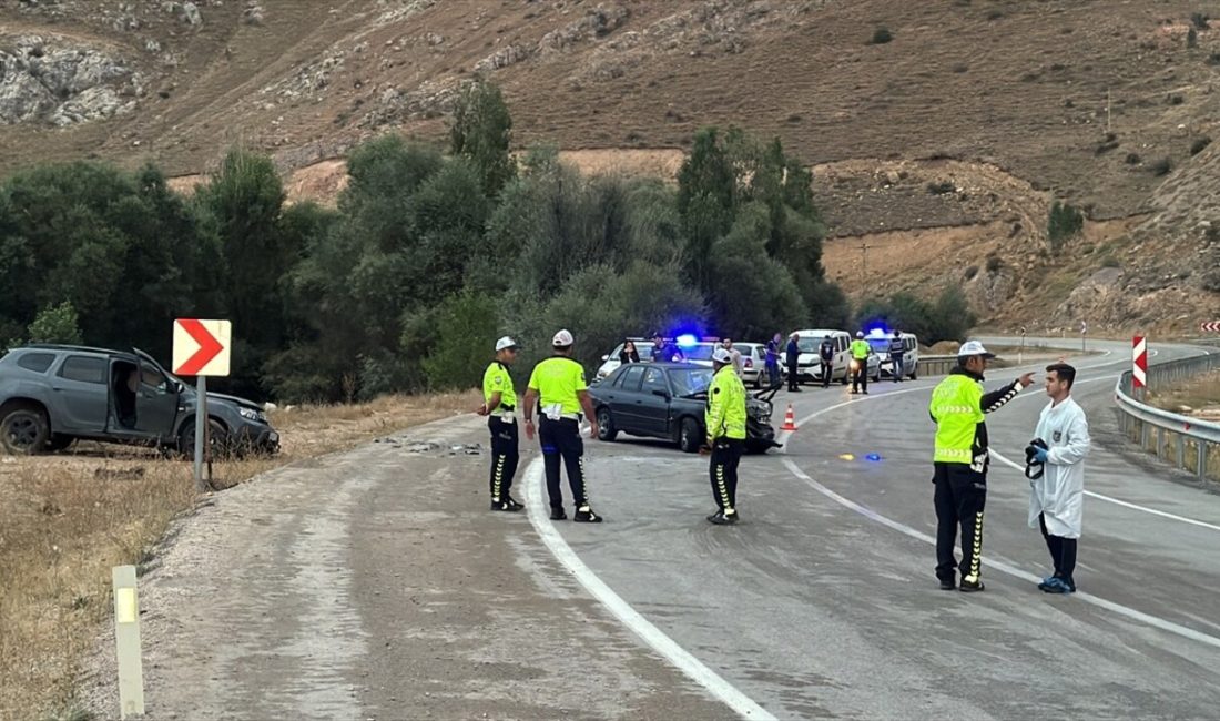 Bayburt'ta meydana gelen trafik