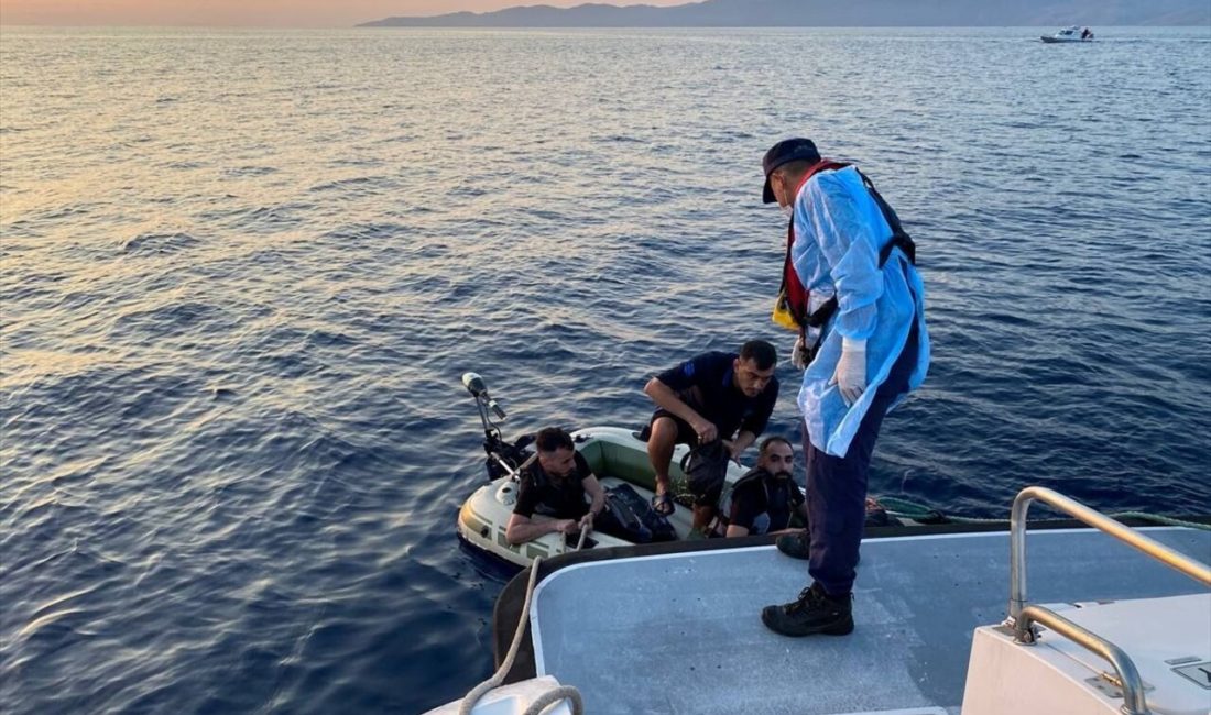 Çanakkale'nin Ayvacık ilçesinde sürüklenen