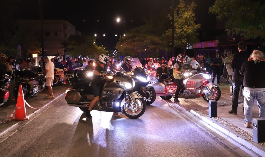 Denizli'de düzenlenen Goldwing Festivali'nde