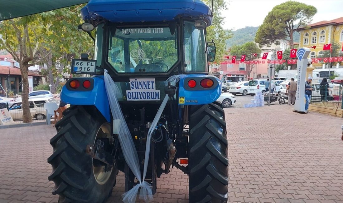 Denizli’deki sünnet düğününde çiftçi