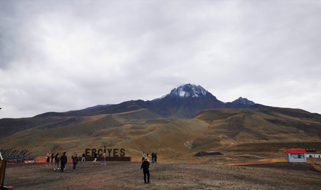 Erciyes Dağı'nın yüksek kesimlerine