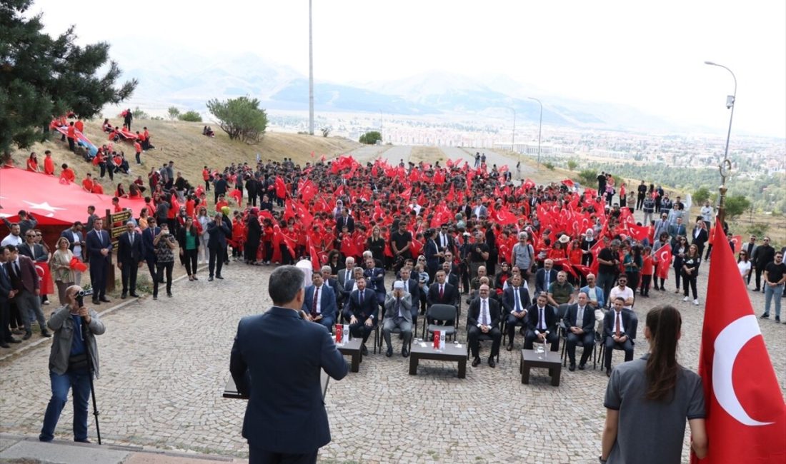 Erzurum'da tarihi tabyalarda 'Çanakkale'den