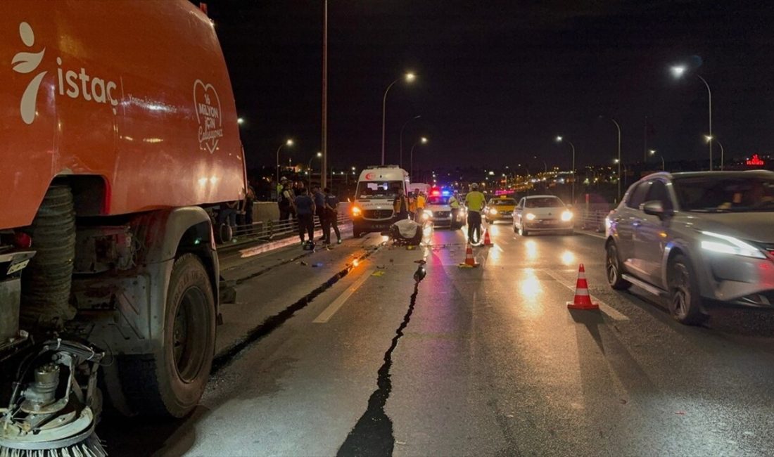 Haliç Köprüsü'nde gerçekleşen trafik