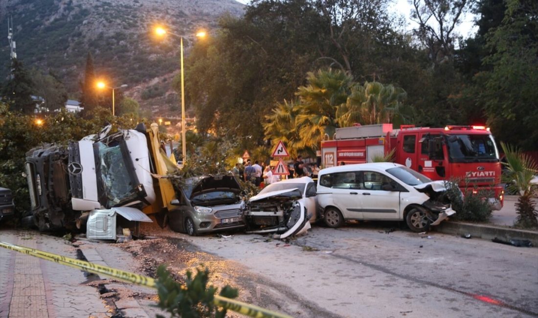 Hatay'ın Defne ilçesinde freni